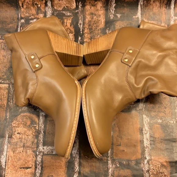 Stuart Weitzman Slouchy Leather boots size 10 - Picture 7 of 11